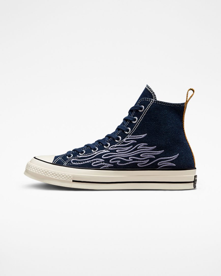 Tenisky Vysoke Converse Chuck 70 Workwear Denim Panske Obsidian Indigo | SK KQN11O5